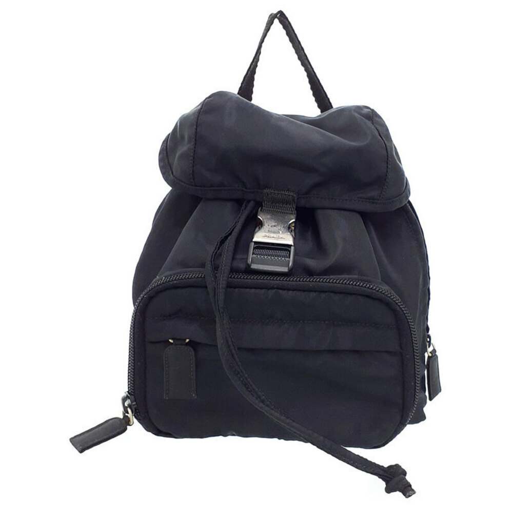 Prada Vela Backpack Black